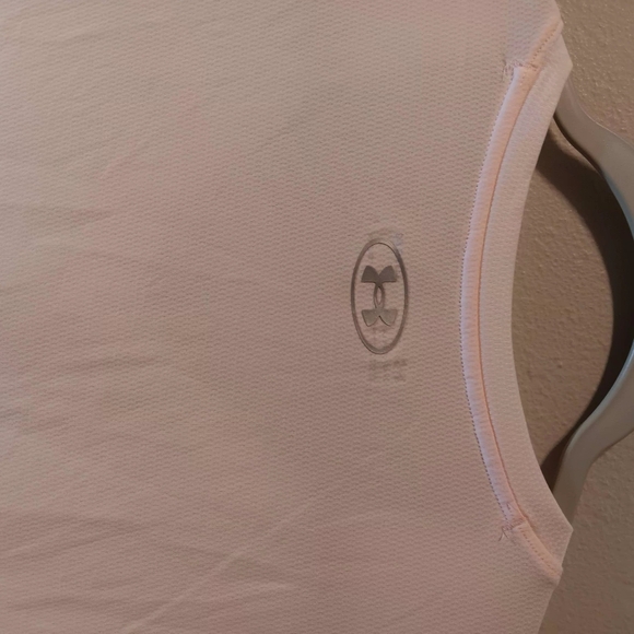 Under Armour Light Pink V-Neck Active Tee - Picture 3 of 12